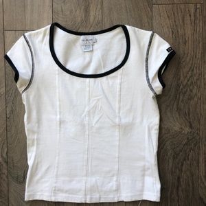 White cap sleeve t by Calvin Klein jeans